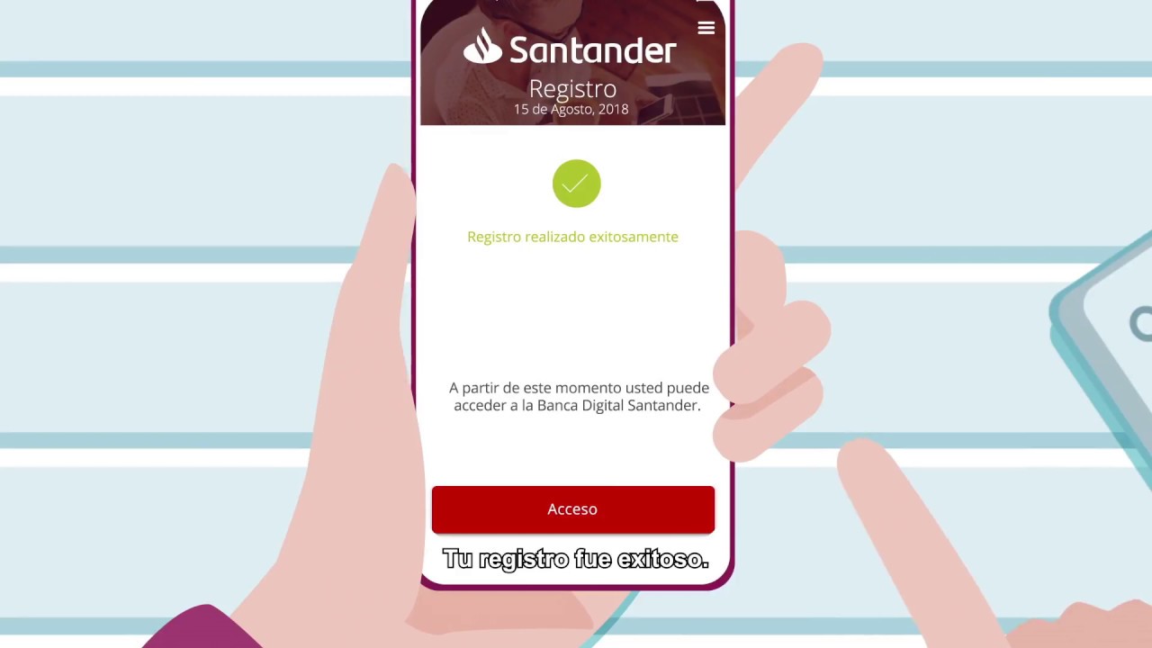 Cómo solucionar el problema de no poder registrarse en la App de Santander Móvil