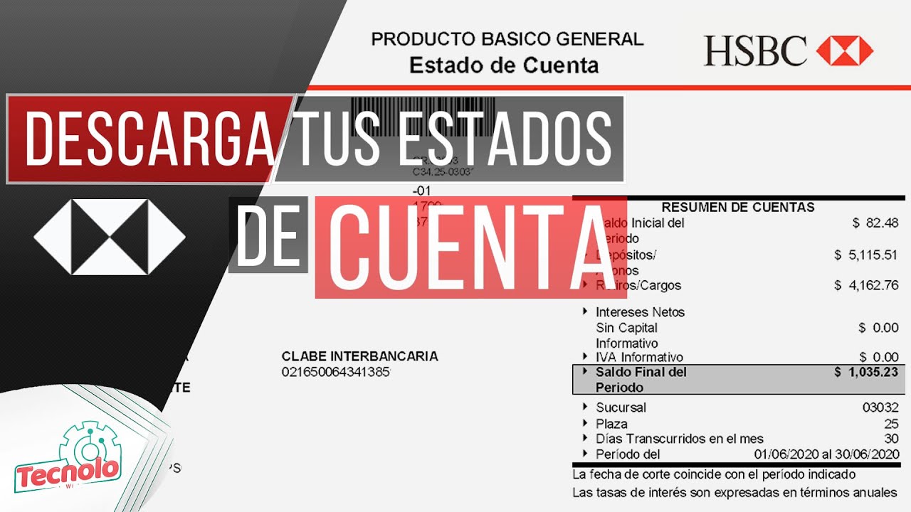 como sacar estado de cuenta hsbc